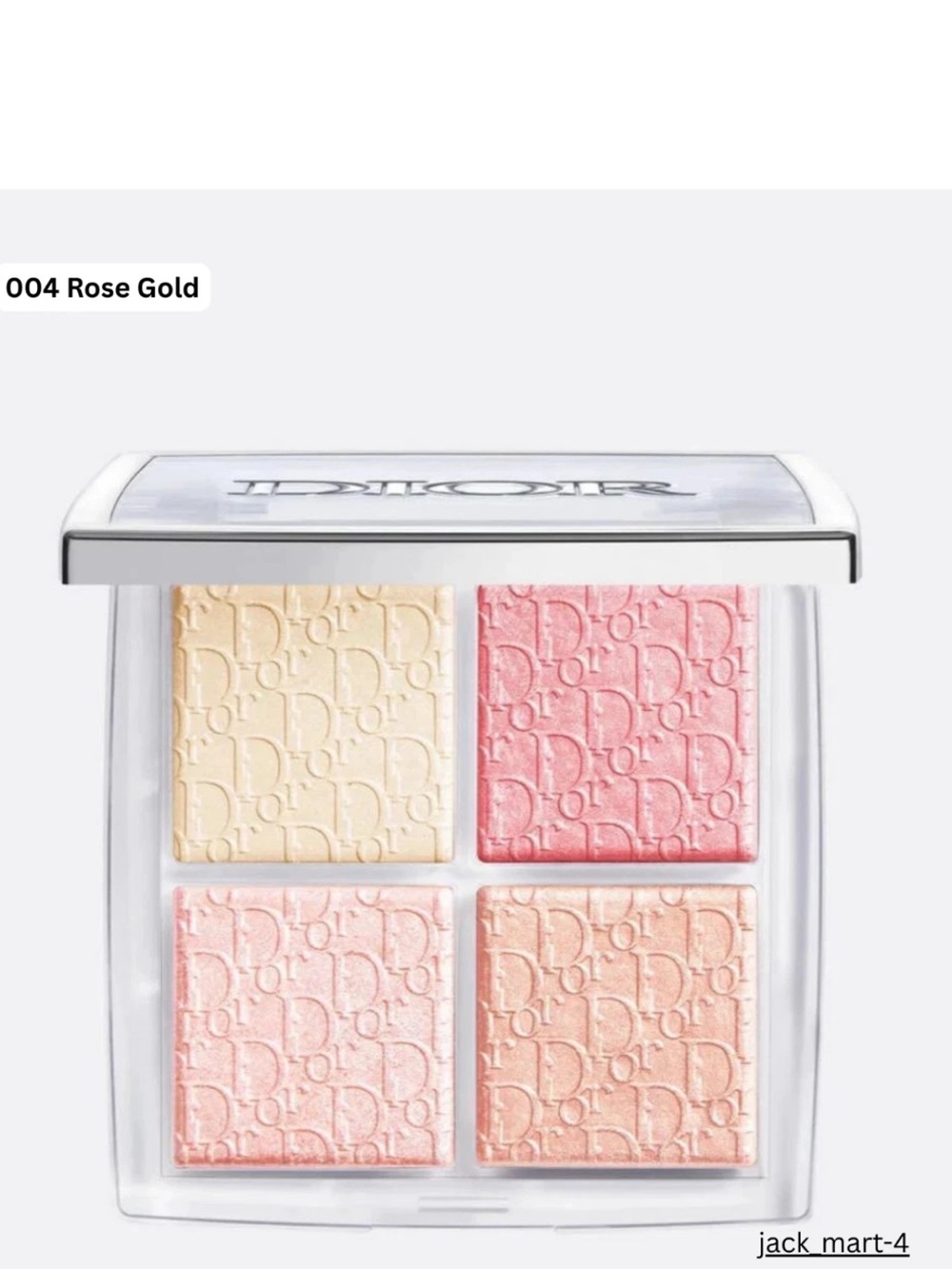 Dior Rose Gold 004 Illuminating Highlighter Quartet — Champagne & Pink Glow